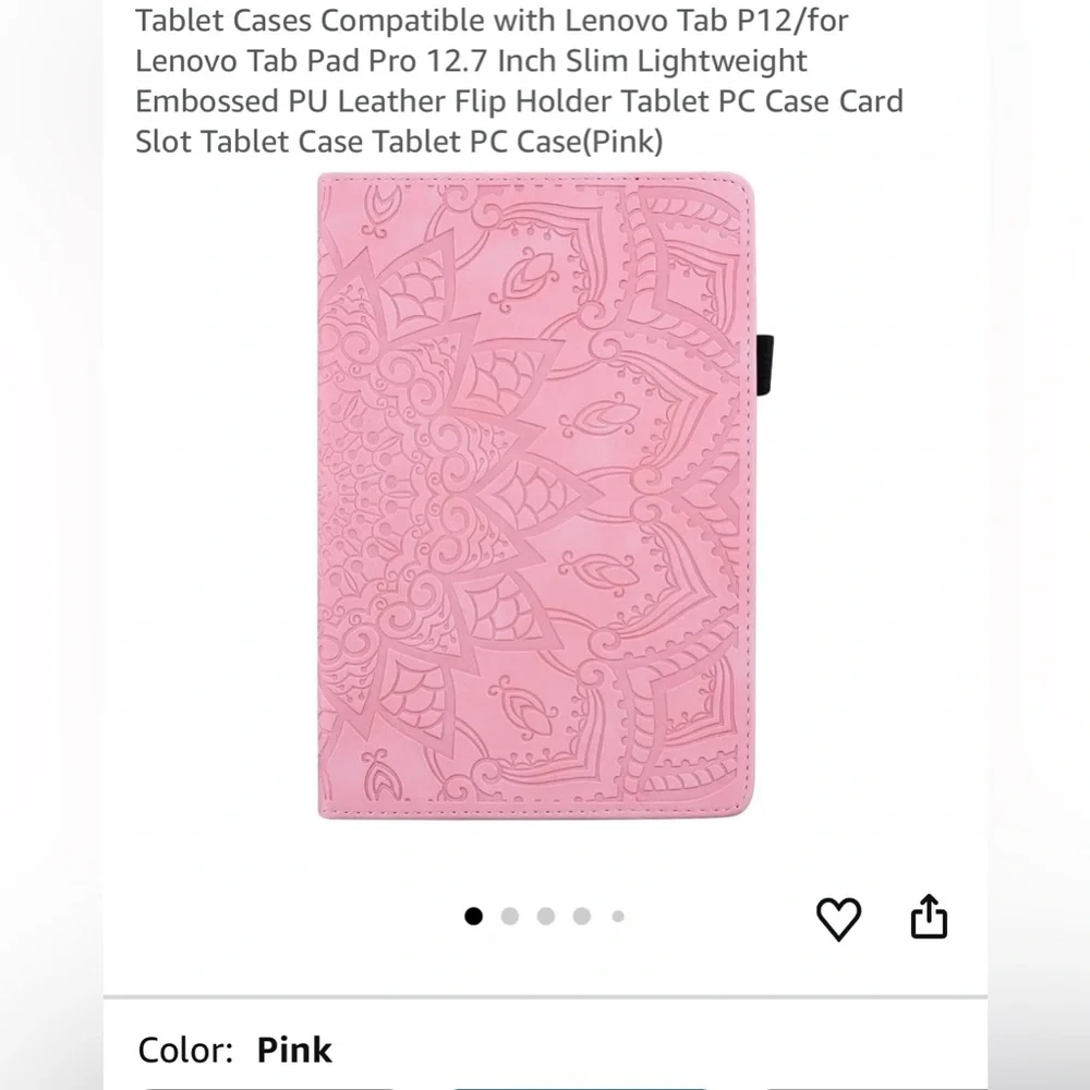 Pink Tablet Case